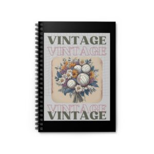 Vintage Volleyball Spiral Notebook - Ruled Line